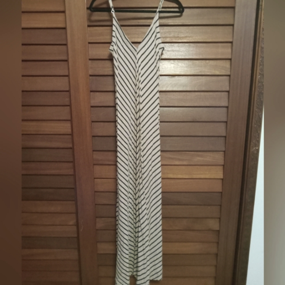 Long fitted maxi length dress